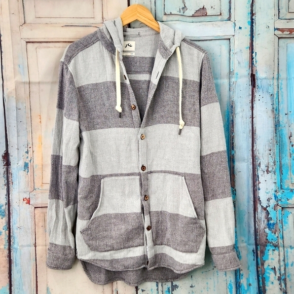 Rusty Button Down Shacket - Picture 1 of 7